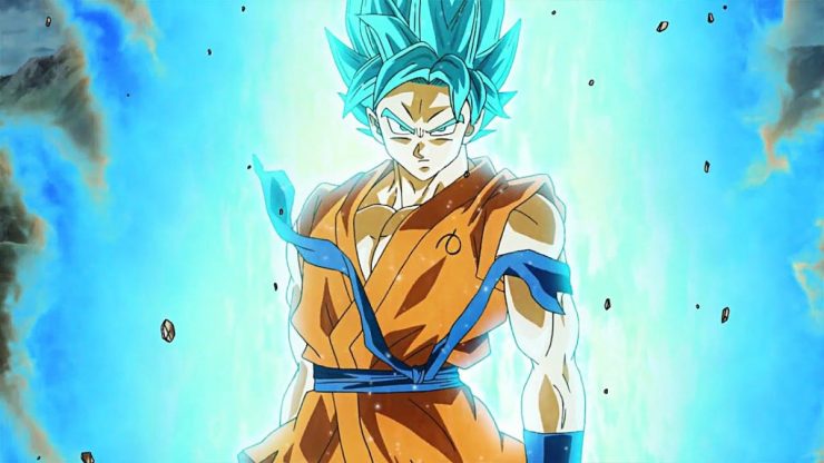 Goku super saiyajin blue full power