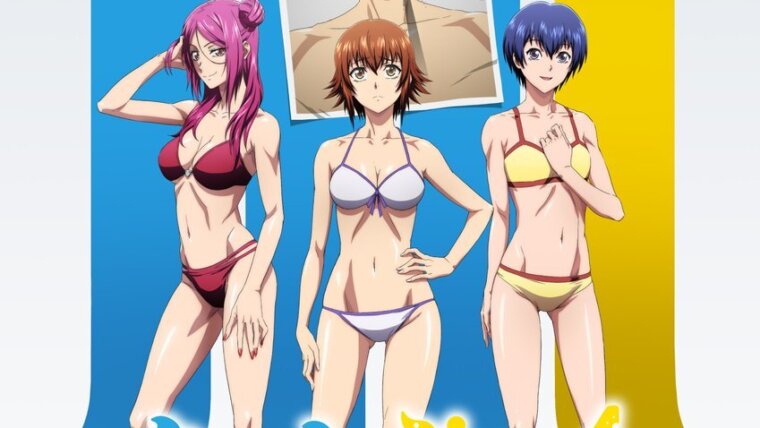 Chisa, Azusa e Sakurako no visual de anúncio da quarta temporada de Grand Blue