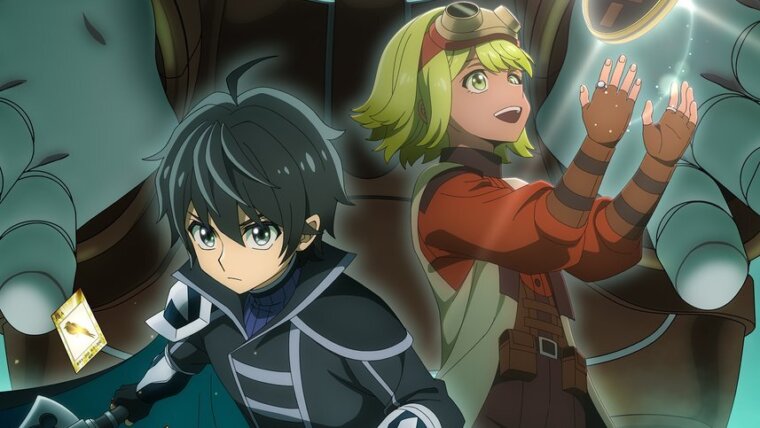Allen, Meruru e o golem Tam-Tam na arte de anúncio da terceira temporada de Hell Mode