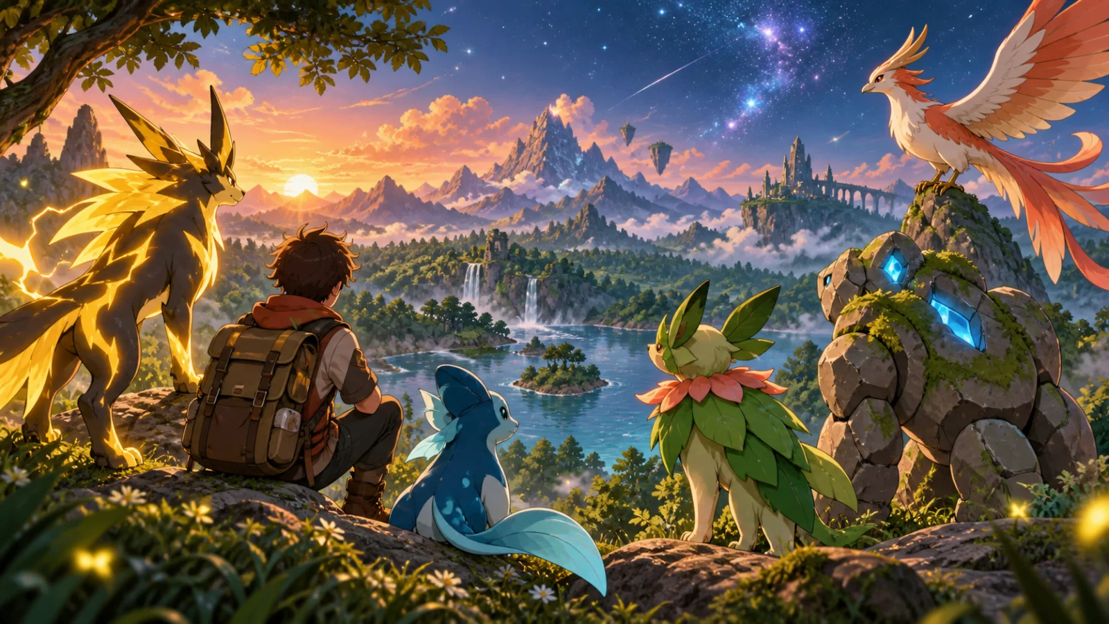 Ash envelhece em Pokémon? Entenda a cronologia do anime — ilustração editorial original do AnimeFans