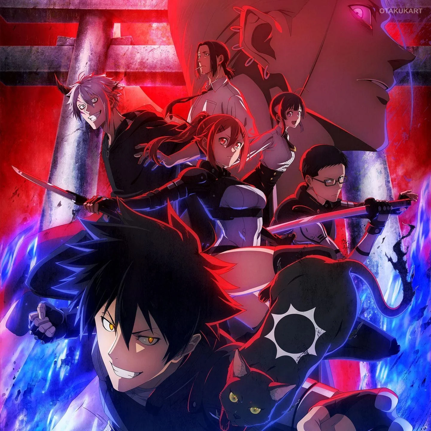 Jiro Azuma, Rago e personagens do anime Black Torch