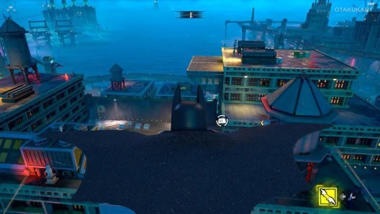 Batman observa Gotham em LEGO Batman Legacy of the Dark Knight
