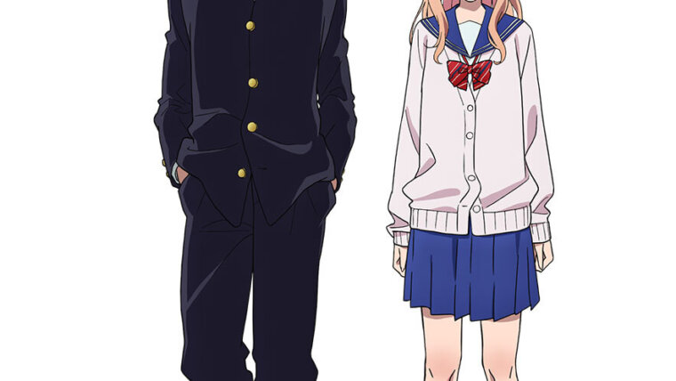Dan Ichikura de óculos e Hiro Momose em visual promocional do anime Megane, Tokidoki, Yankee-kun