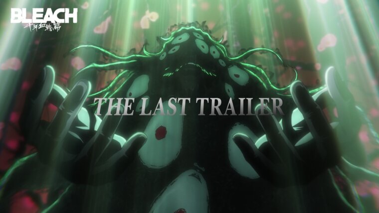 Yhwach sob iluminação verde na miniatura oficial de THE LAST PV, trailer de Bleach: Thousand-Year Blood War
