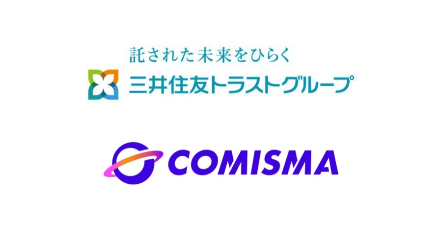 Logotipos de Sumitomo Mitsui Trust Group e Comisma sobre fundo branco